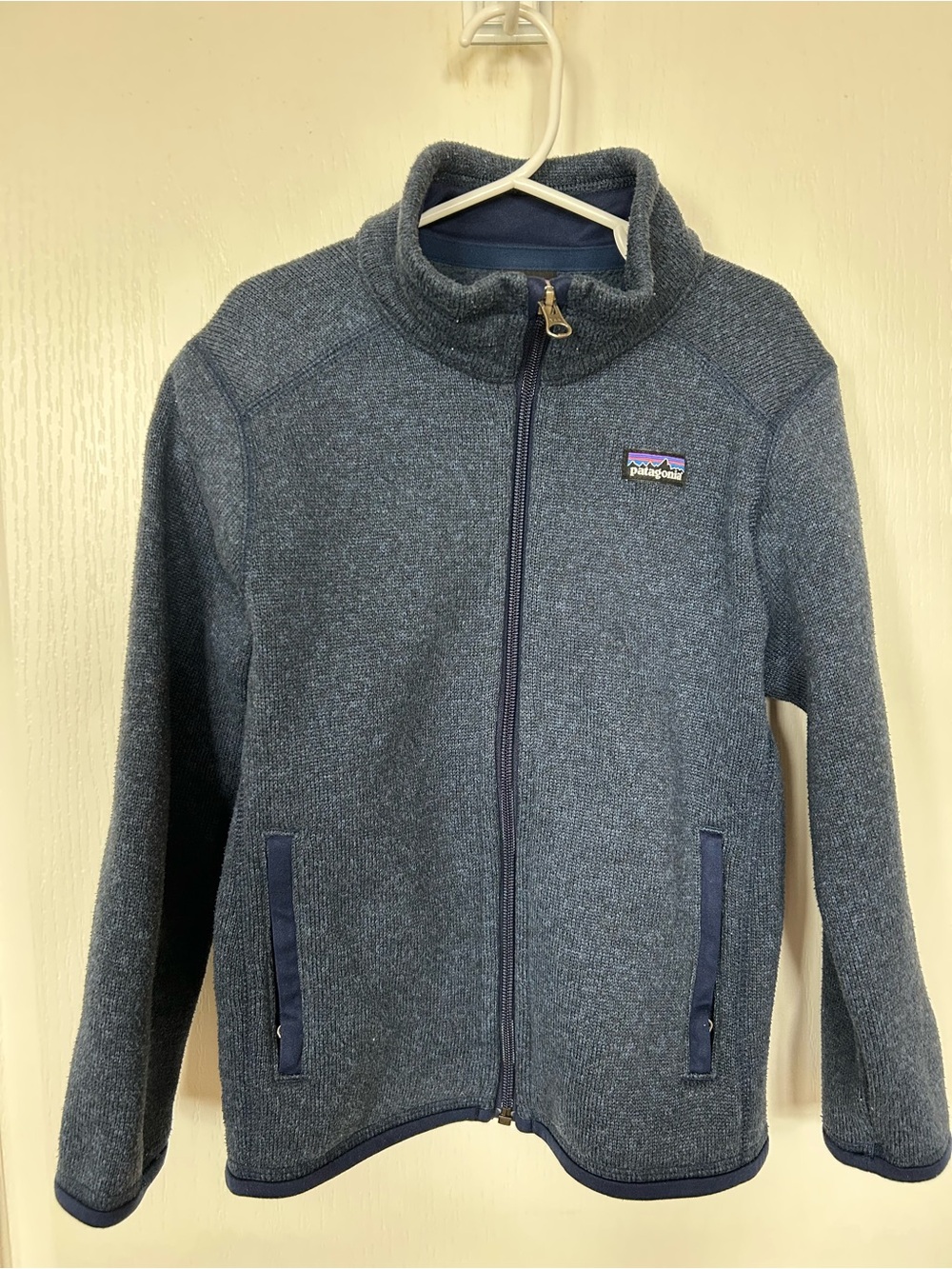 Patagonia Kids Blue Full-Zip Fleece Jacket